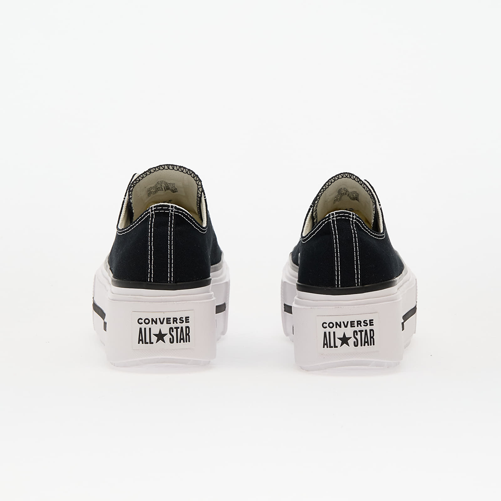 Herresko Converse Chuck Taylor All Star Lift Double Stack Black/ White/ Black