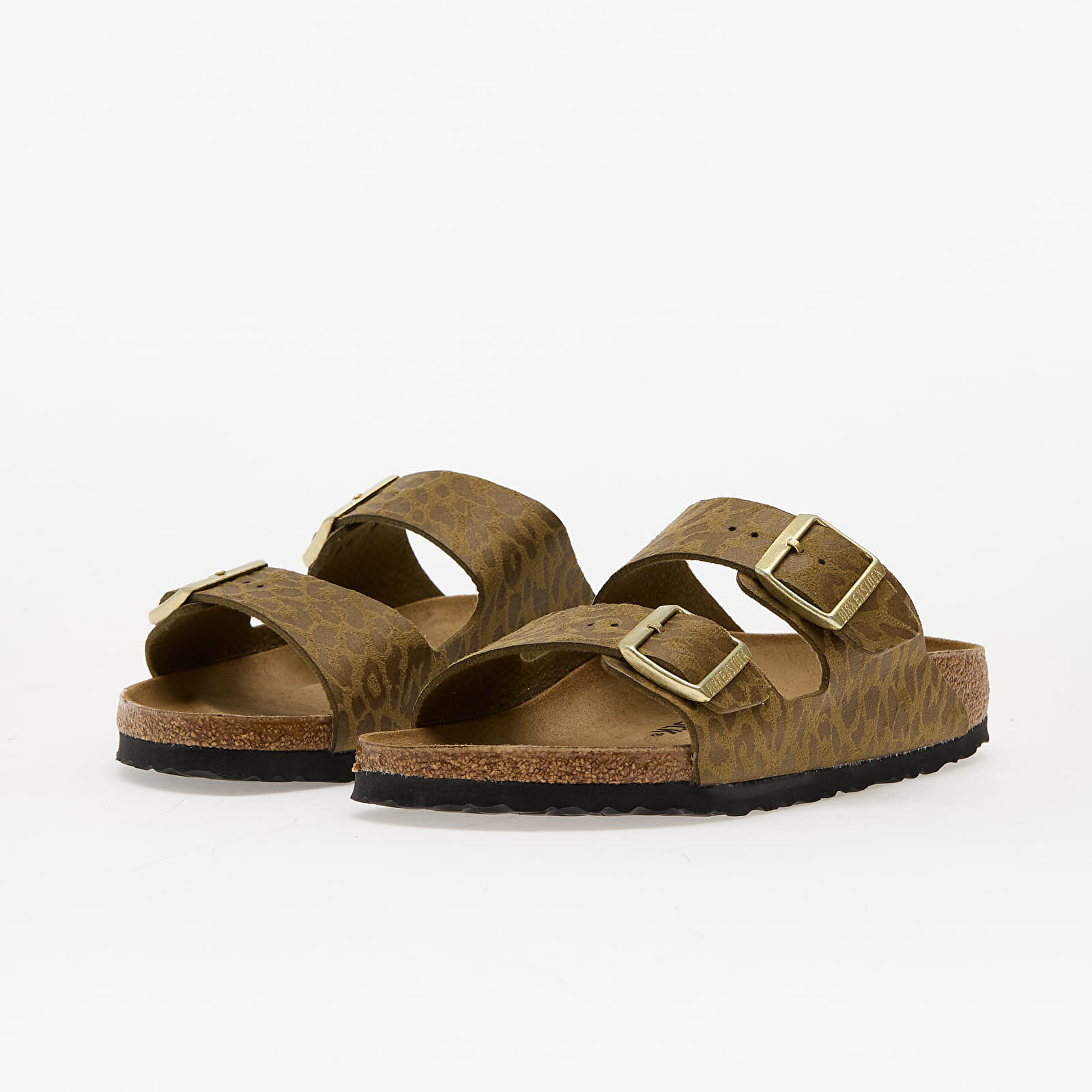 Damesko Birkenstock Arizona BS Synthetik Syn Leo Khaki