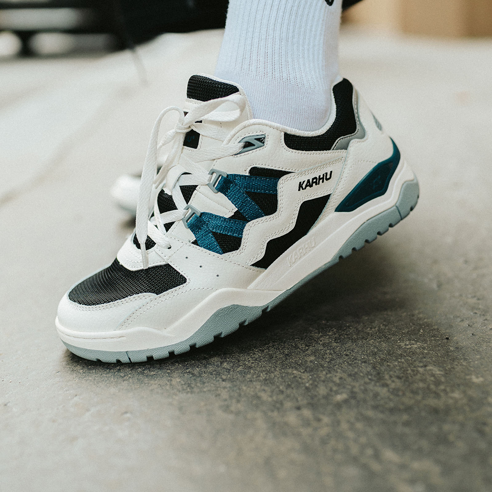 Skor för män Karhu Fusion Xt Bright White/ Rain Forest