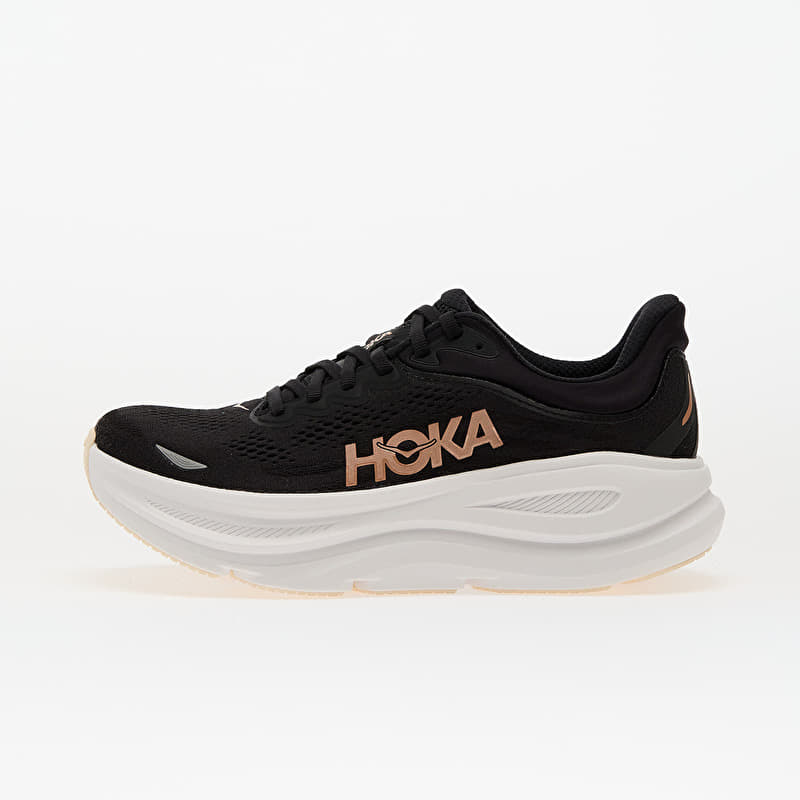 Hoka® W Bondi 9 Black/ Rose Gold