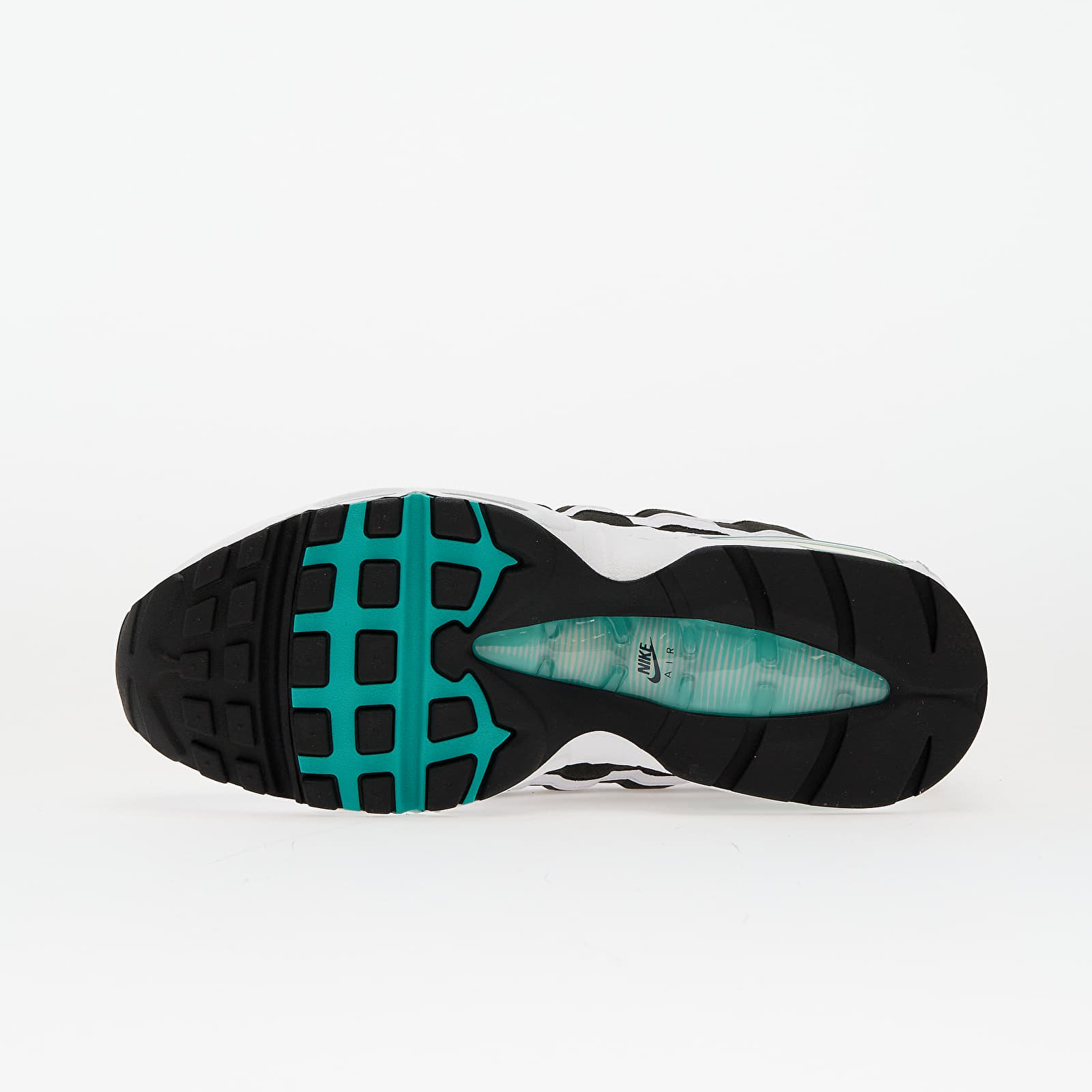 Scarpe uomo Nike Air Max 95 Og White/ Hyper Jade-Black-Metallic Silver