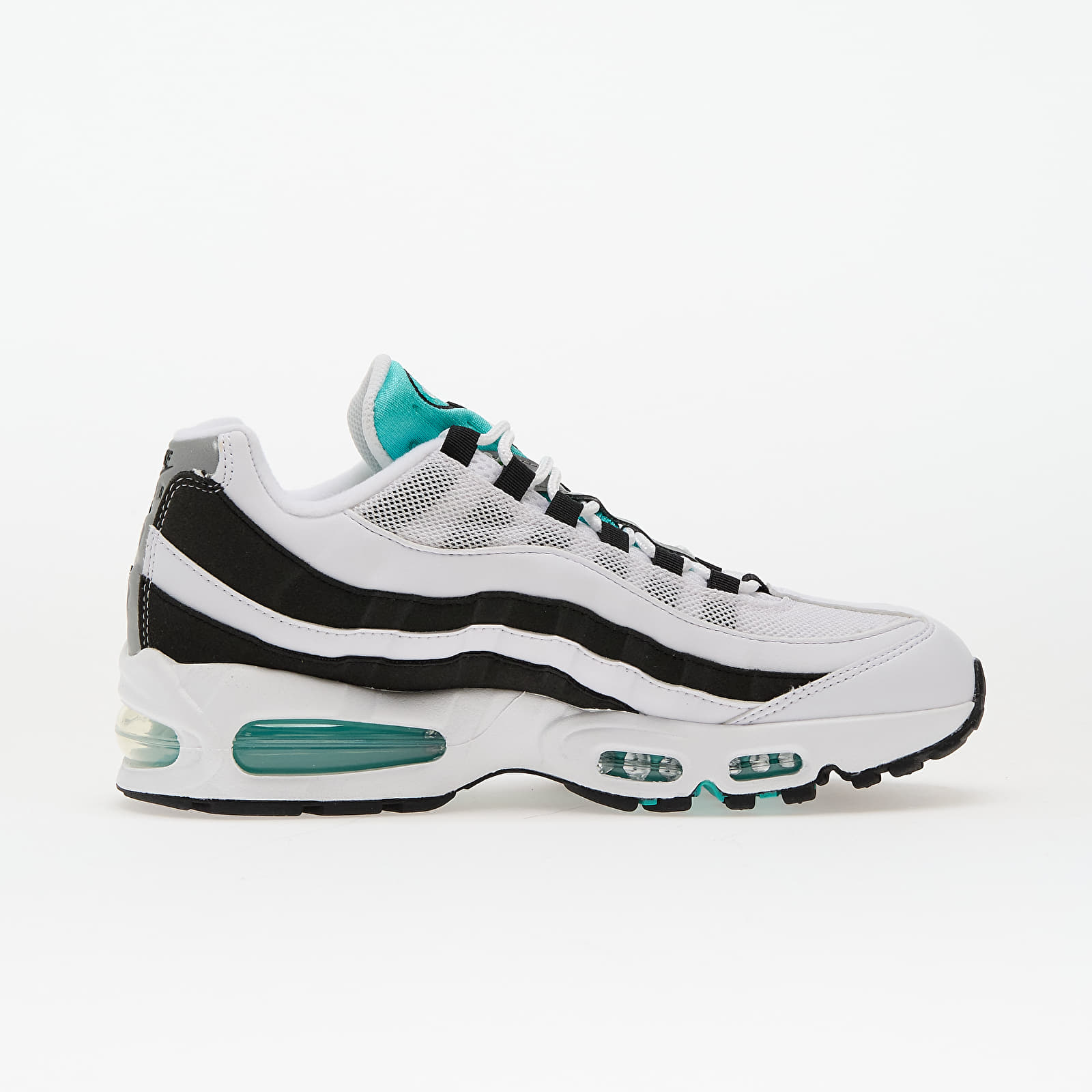 Scarpe uomo Nike Air Max 95 Og White/ Hyper Jade-Black-Metallic Silver