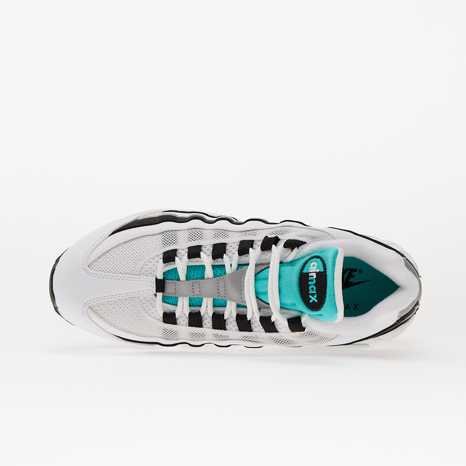 Scarpe uomo Nike Air Max 95 Og White/ Hyper Jade-Black-Metallic Silver
