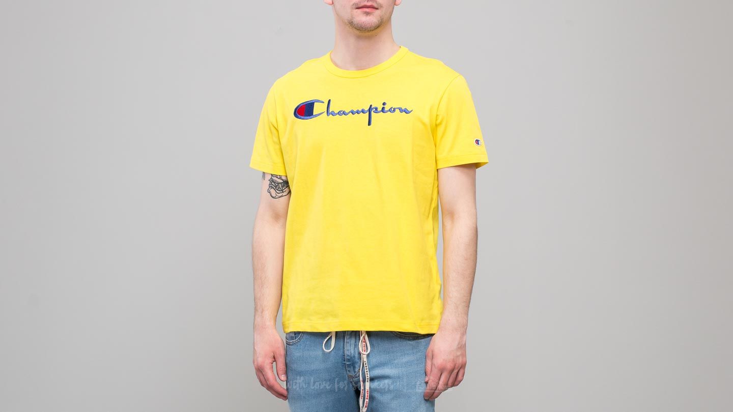 Yellow t shirt champion online