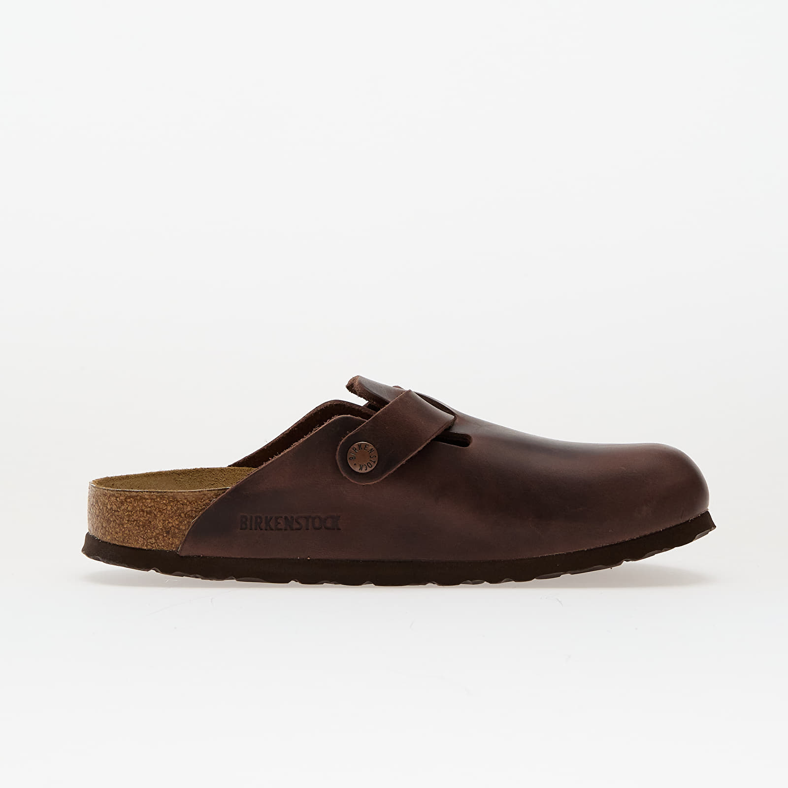 Damesko Birkenstock Boston Natural Leather Oiled Habana