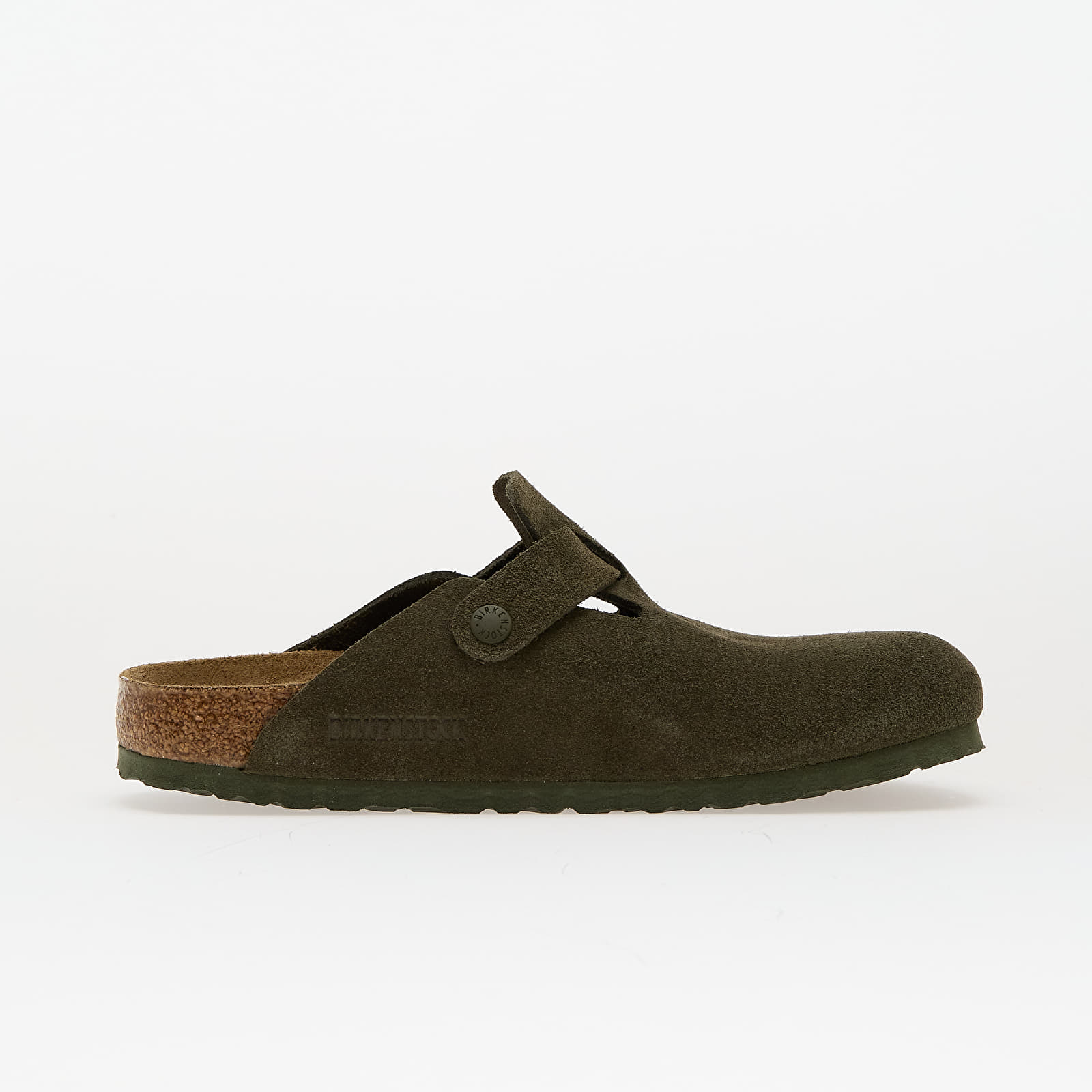 Damesko Birkenstock Boston Suede Leather Thyme