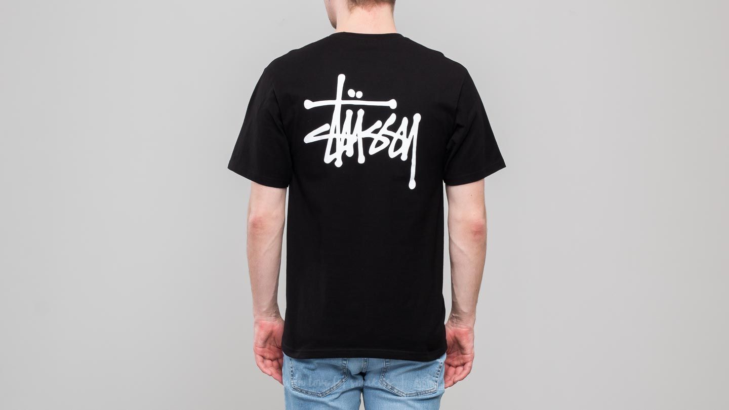 T-Shirts Stüssy Basic Shortsleeve Tee Black