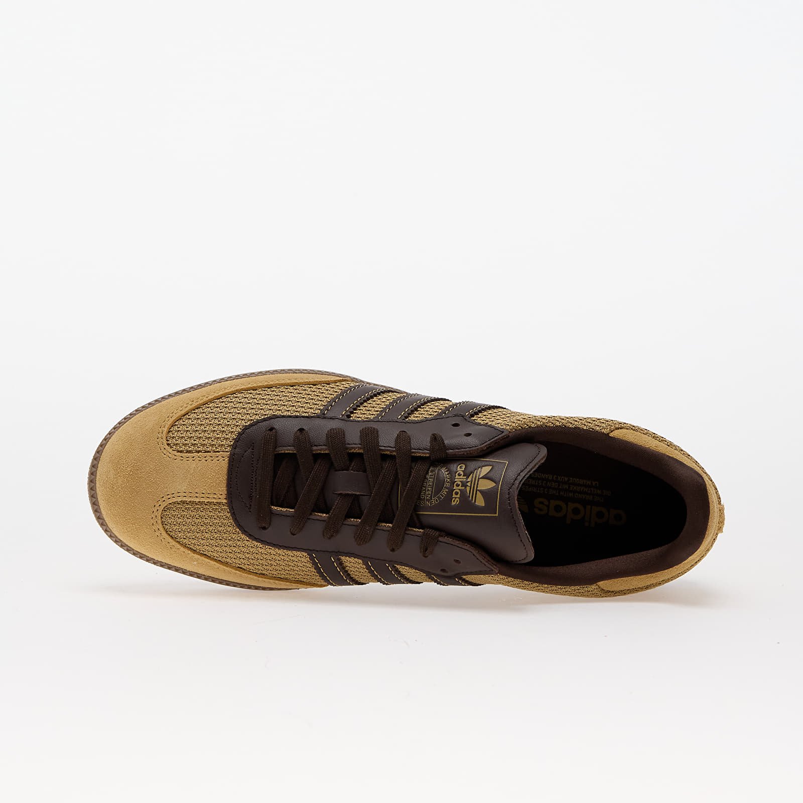 Men's shoes adidas Samba OG Golden Beige/ Dark Brown/ Gum5
