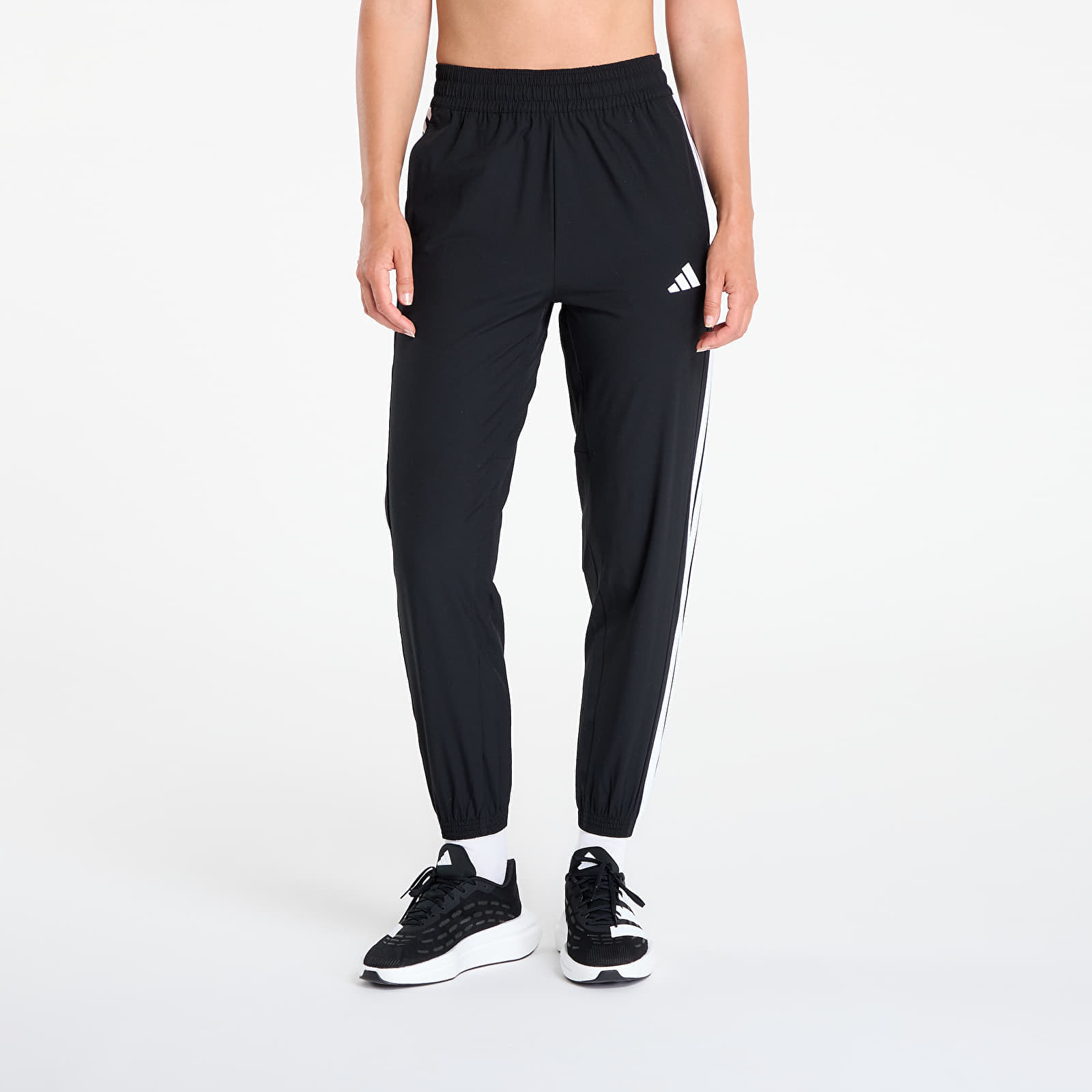 Pants adidas Train Essentials 3-Stripes Woven Joggers Black/ White S