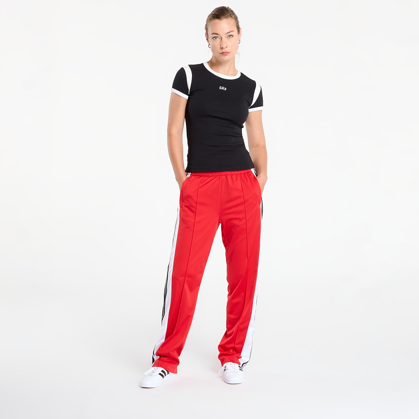 Jogginghosen adidas Adibreak Tracksuit Bottoms Better Scarlet/ Black