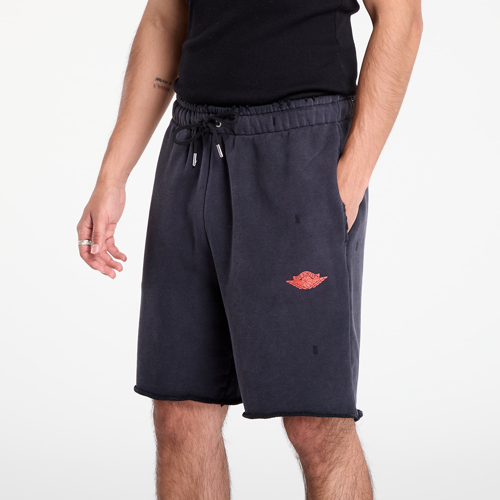Shorts Air Jordan Rare Air Men's French Terry Shorts Black/ Chile Red