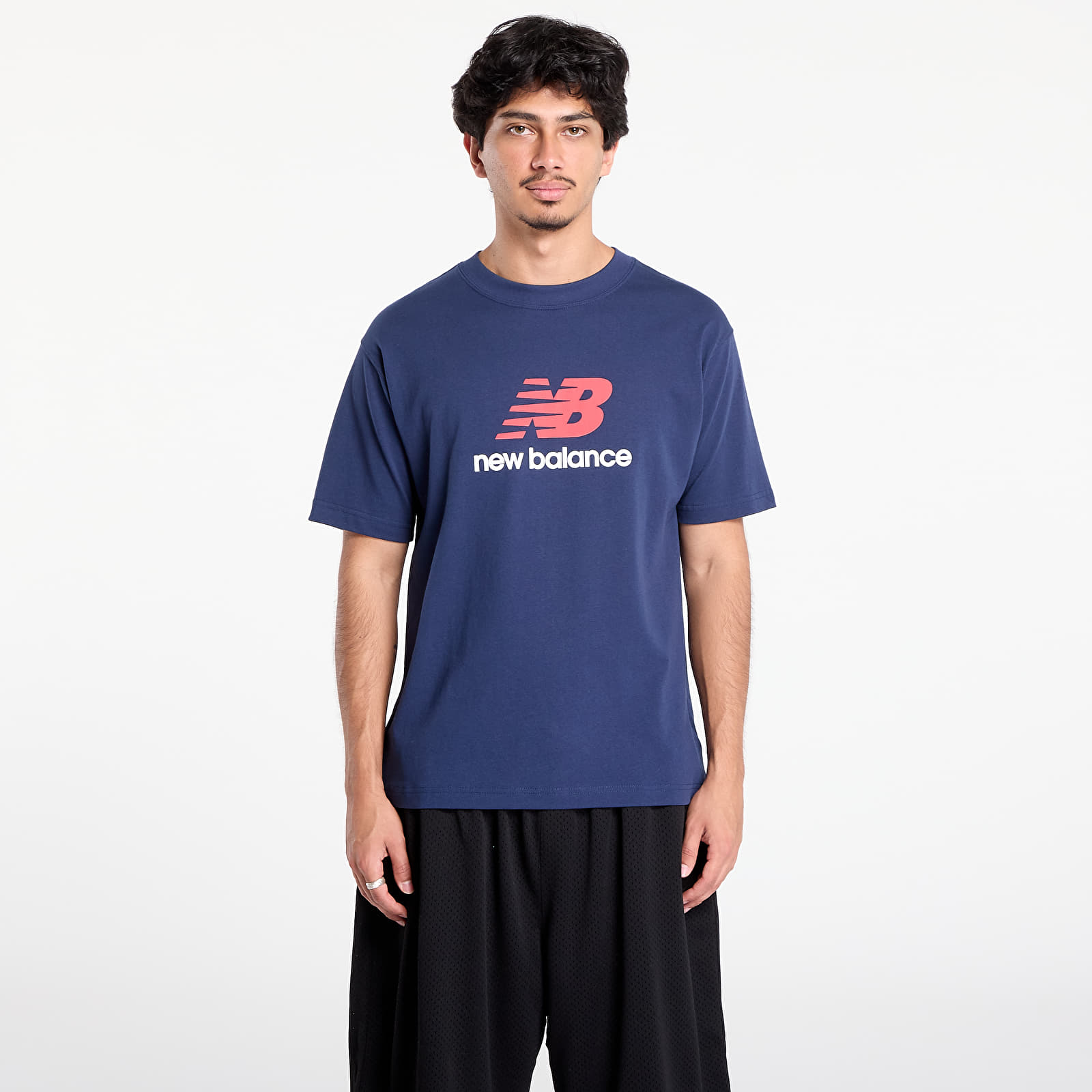 T-Shirts New Balance Athletics Logo T-Shirt Blue