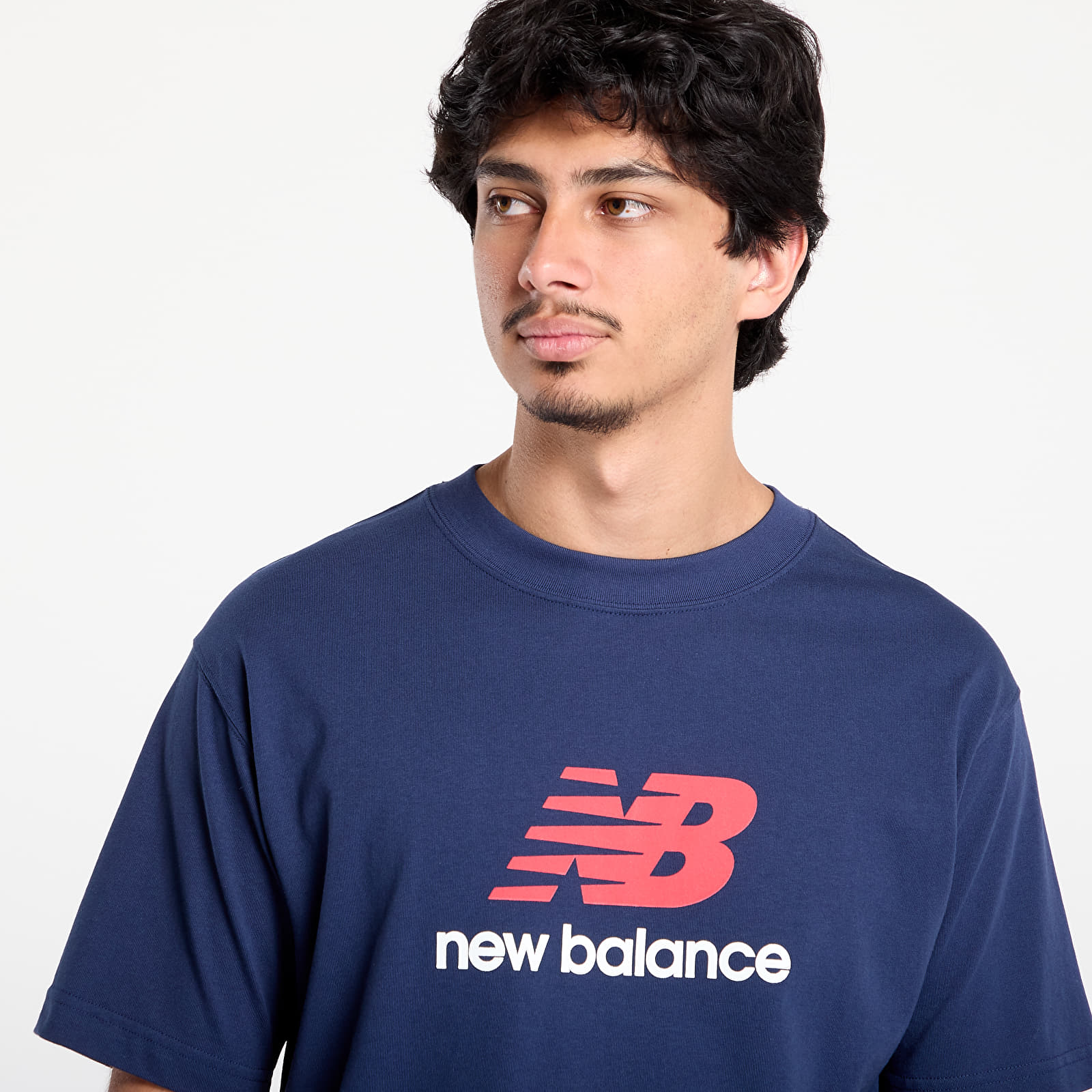 T-Shirts New Balance Athletics Logo T-Shirt Blue