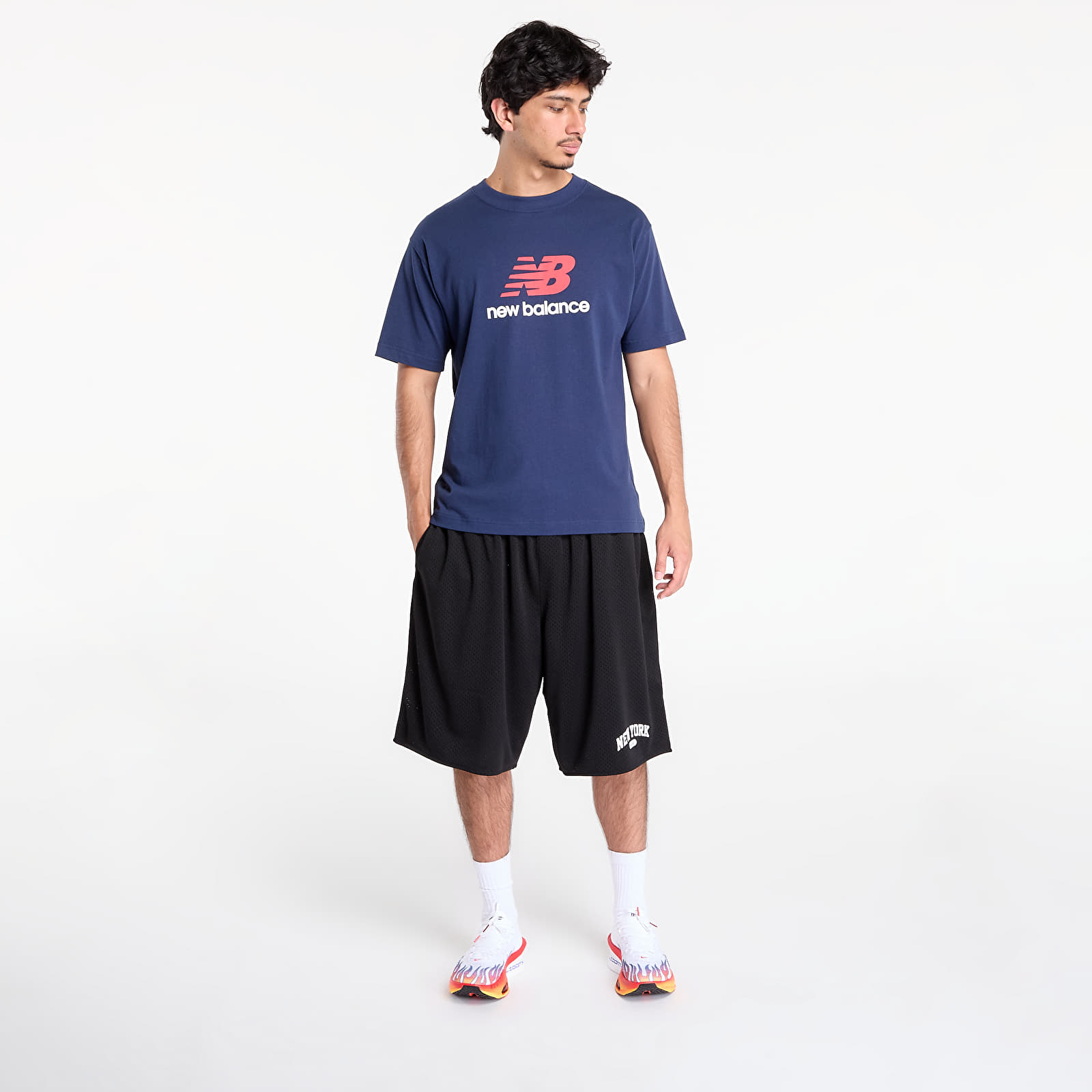 T-Shirts New Balance Athletics Logo T-Shirt Blue