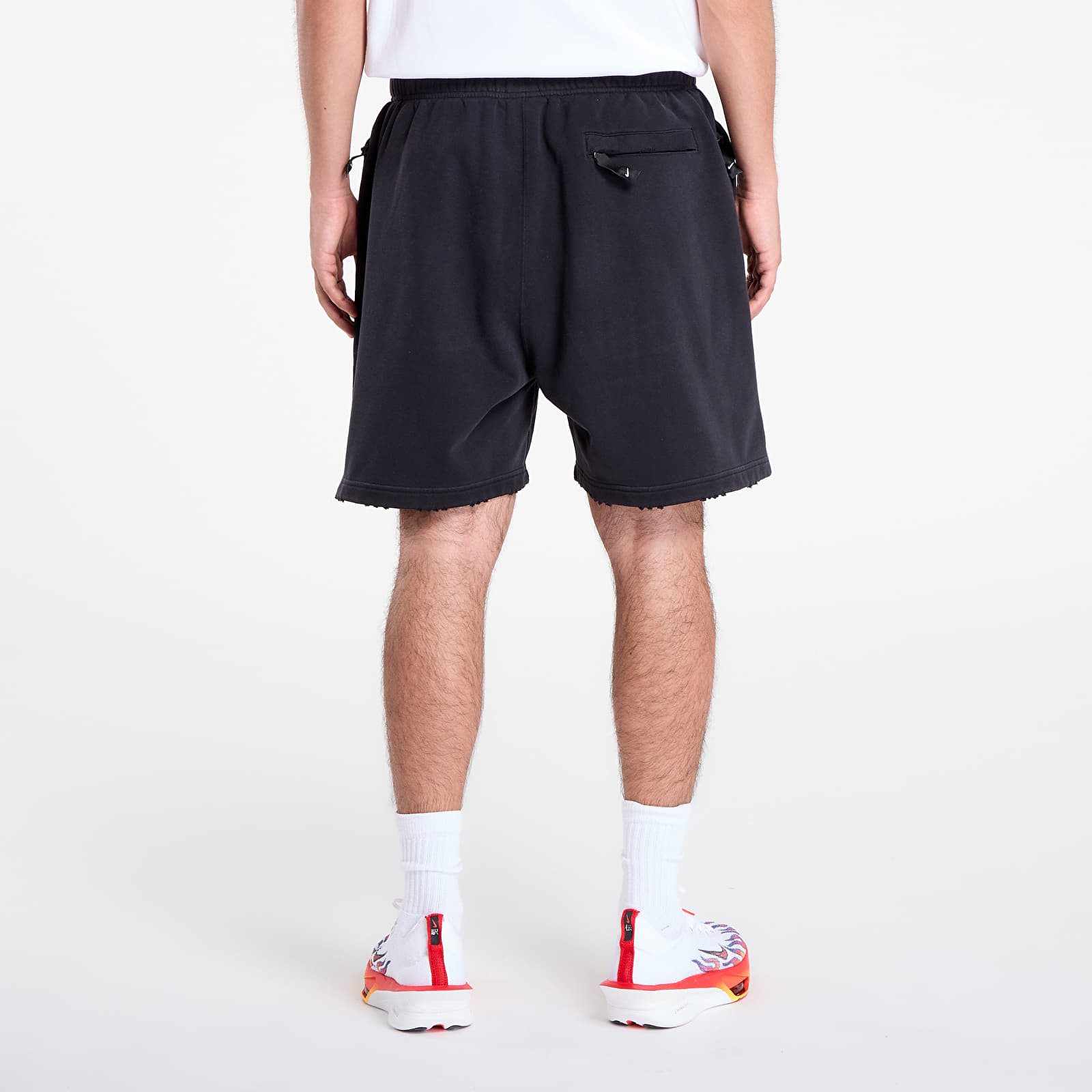 Shorts Nike Solo Swoosh Men's French Terry Shorts Black/ Black