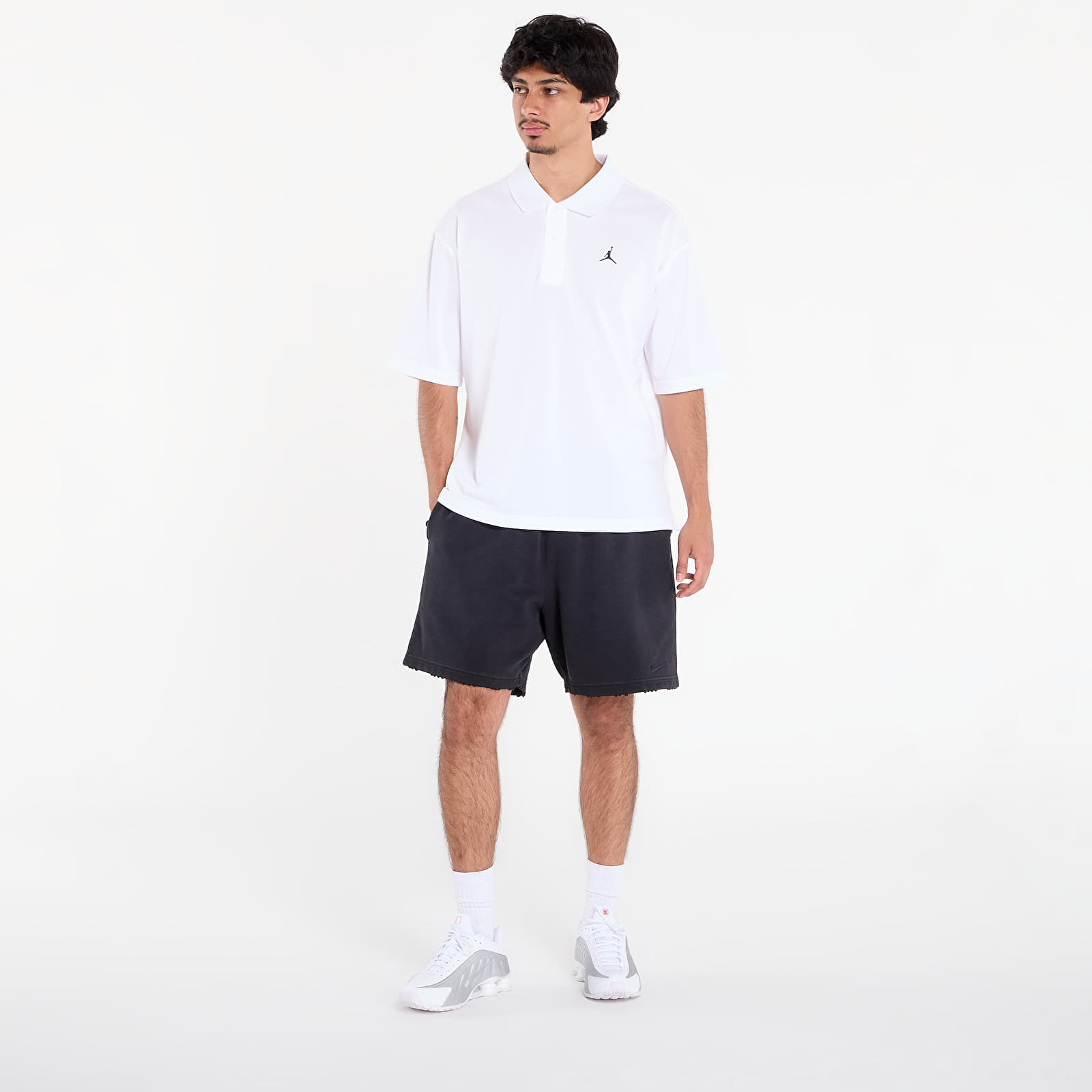 T-Shirts Jordan Brooklyn Men's Polo White/ Black