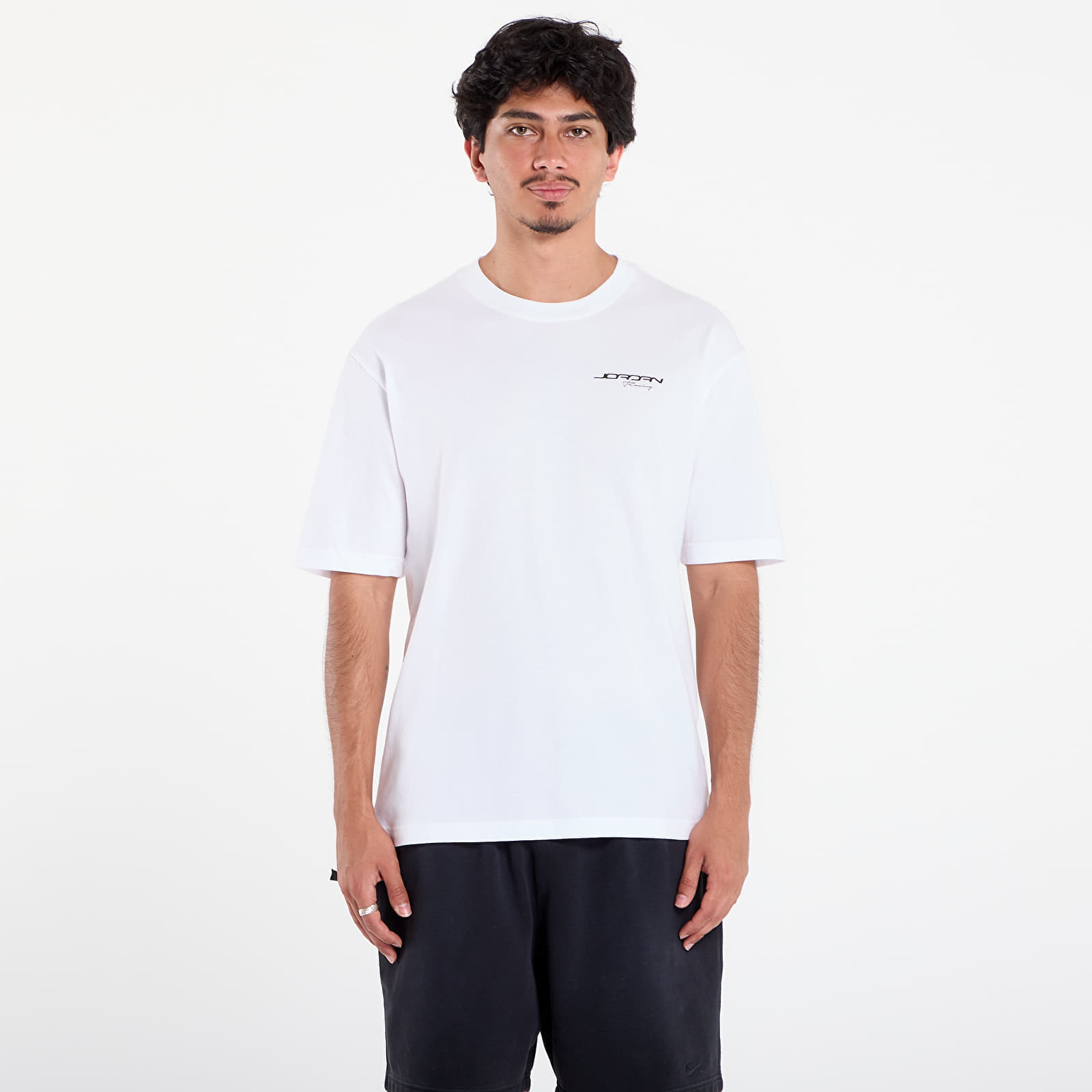 Tricou Jordan Mens T-Shirt White/ Black XS