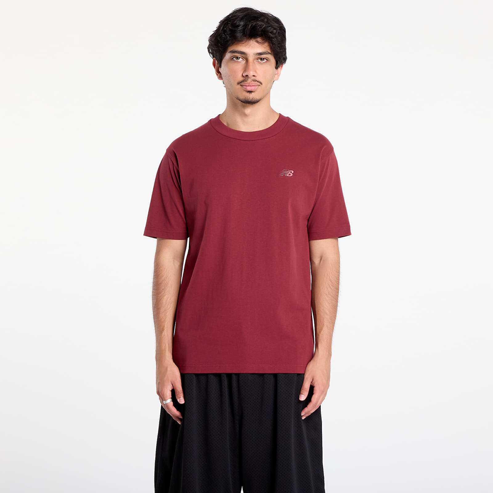 Tričko New Balance Athletics Cotton T-Shirt Bordeaux S