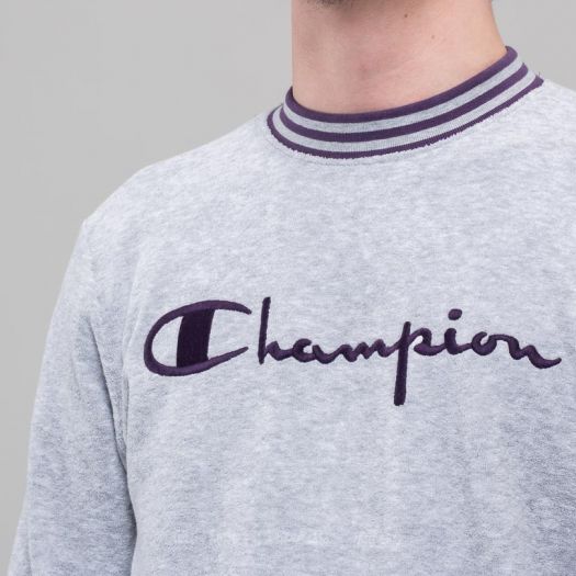 Light grey champion crewneck cheap