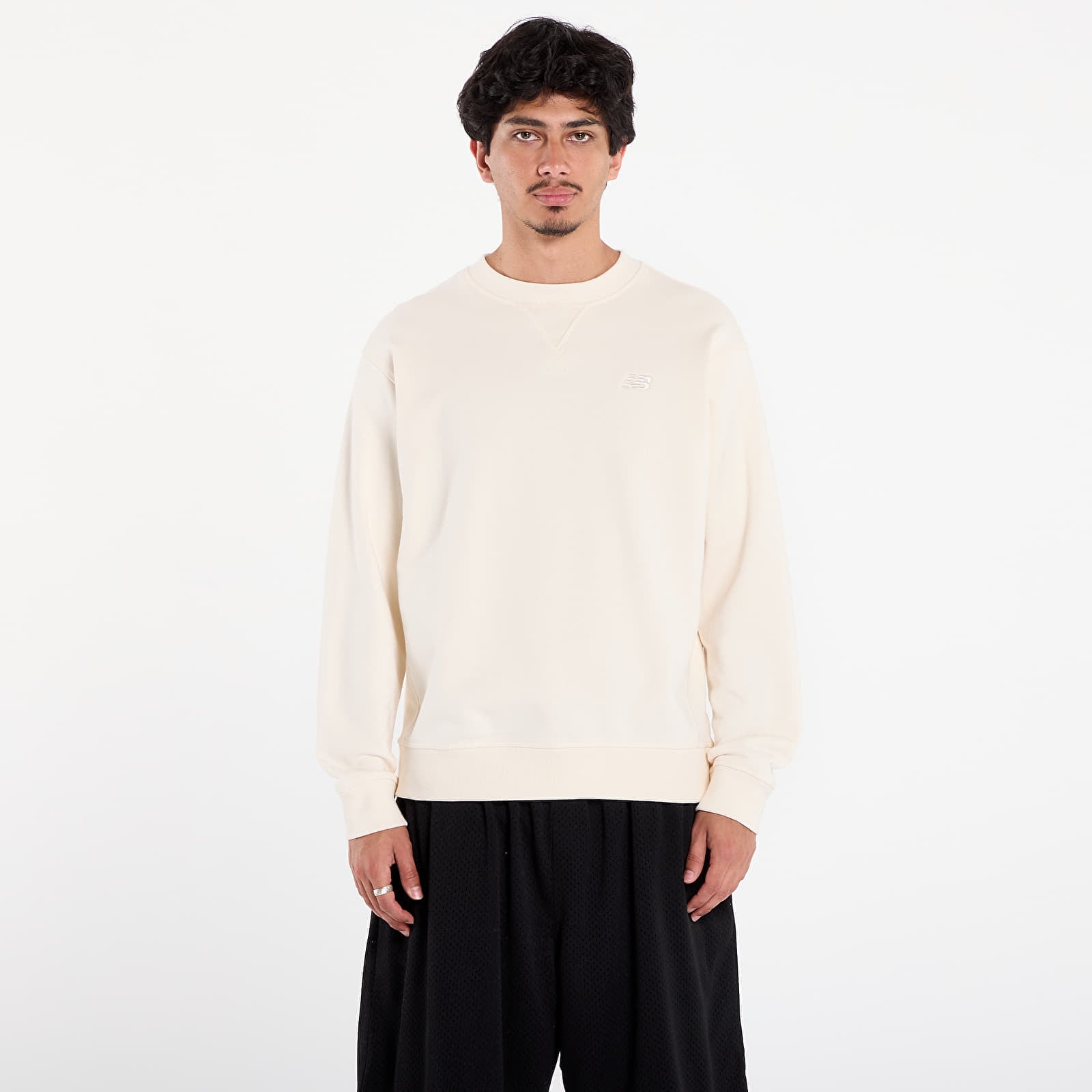 Sweatshirt New Balance Athletics French Terry Crew Beige L