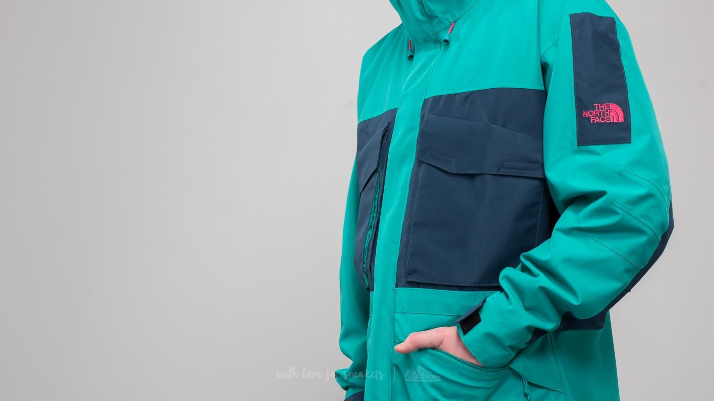 Bundy The North Face Fantasy Ridge Gore-Tex Jacket Porcelain Green/ Bluw Wing Teal