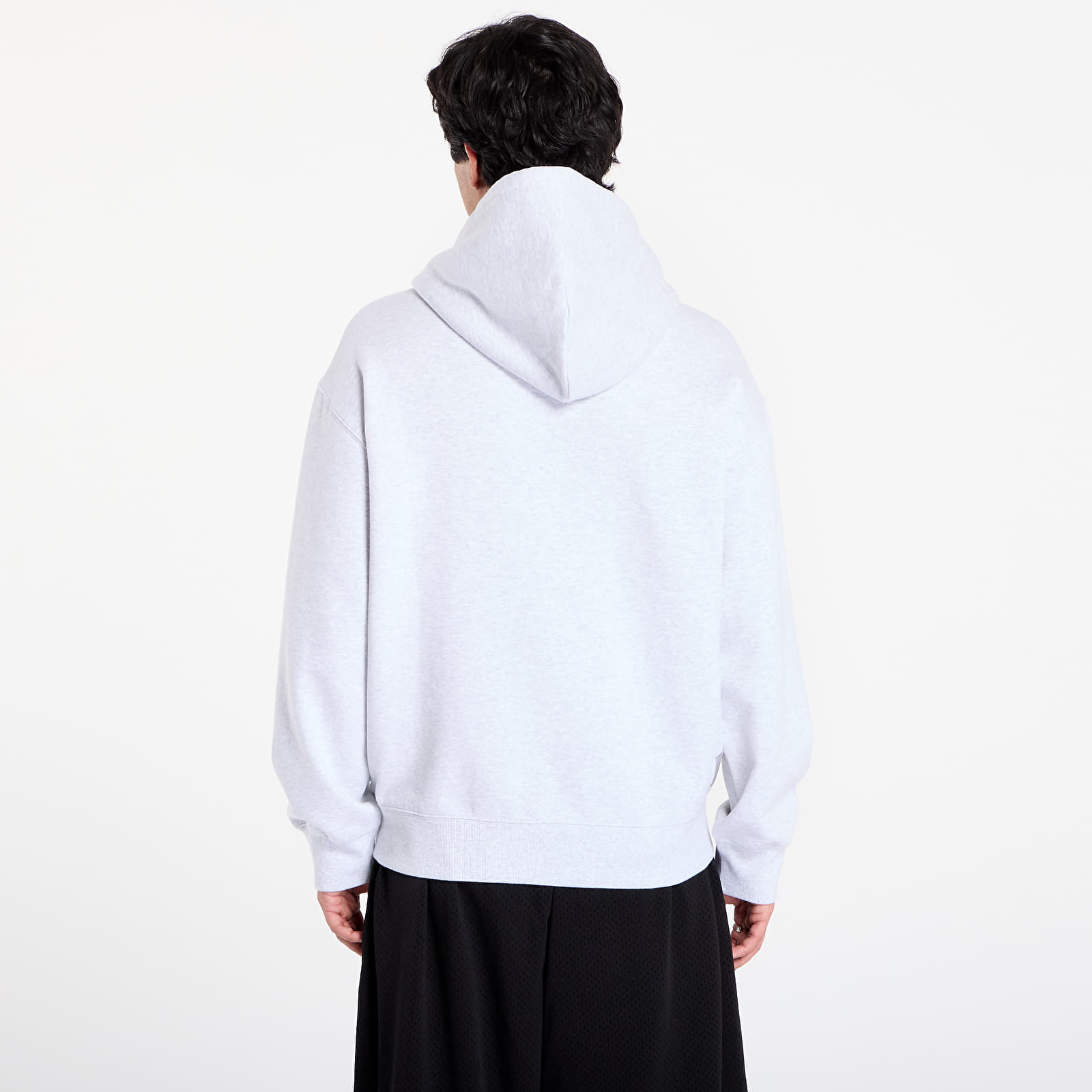 Men's hoodies Carhartt WIP Hooded WIP Sweat Jacket UNISEX Ash Heather Stone Washed