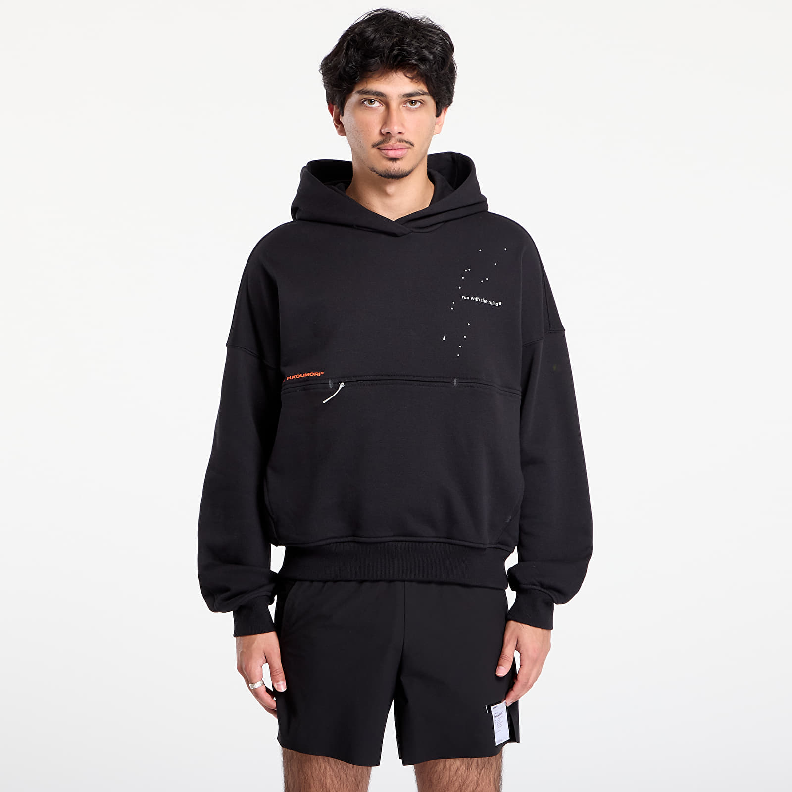 Mikiny adidas Adi365 x Hermanos Koumori Running Hoodie UNISEX Black