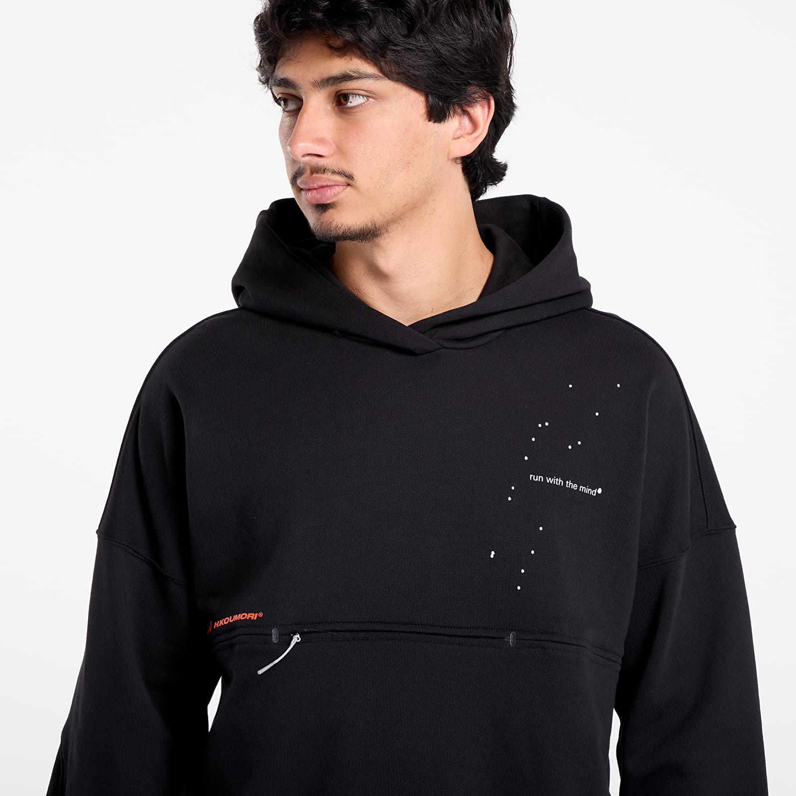Mikiny adidas Adi365 x Hermanos Koumori Running Hoodie UNISEX Black