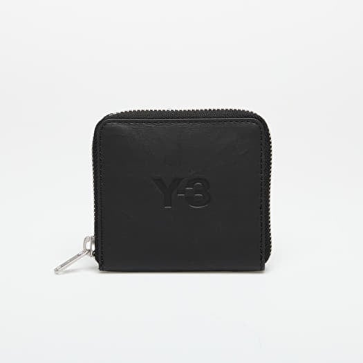Lommebok Y-3 Crinkle Leather Wallet Black