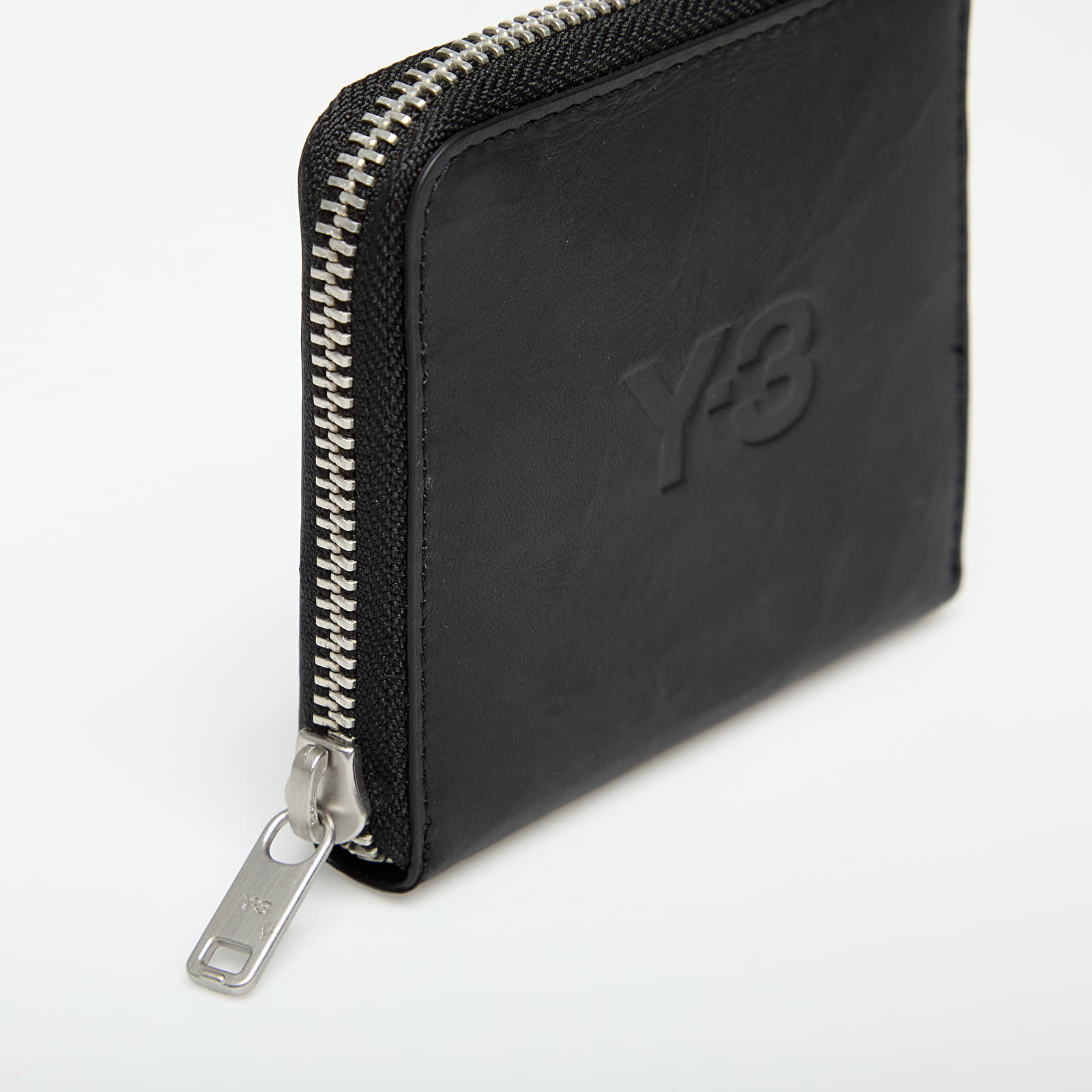 Geldbörsen Y-3 Crinkle Leather Wallet Black
