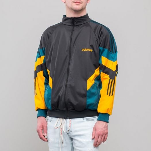 Hoodies and sweatshirts adidas Aloxe Track Top Carbon Collegiate Gold Footshop