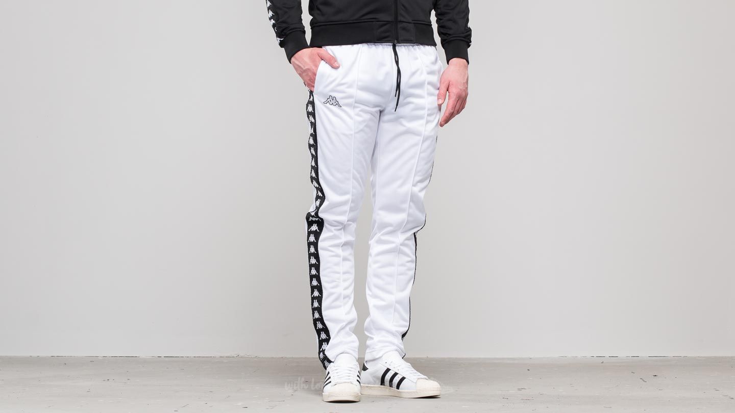 Pants and jeans Kappa Sport Trousers White-Black