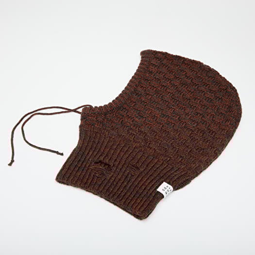 MM6 Maison Margiela Beanie Dark Grey Melange/ Brown