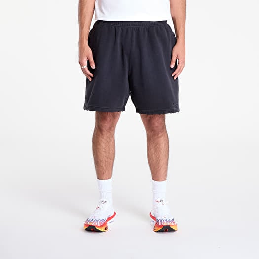 Shorts Nike Solo Swoosh Men's French Terry Shorts Black/ Black