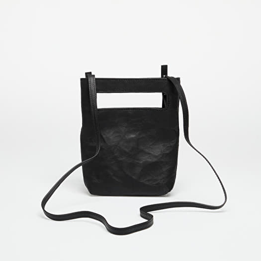 Bag Y-3 Crinkle Leather Mini Bag Black