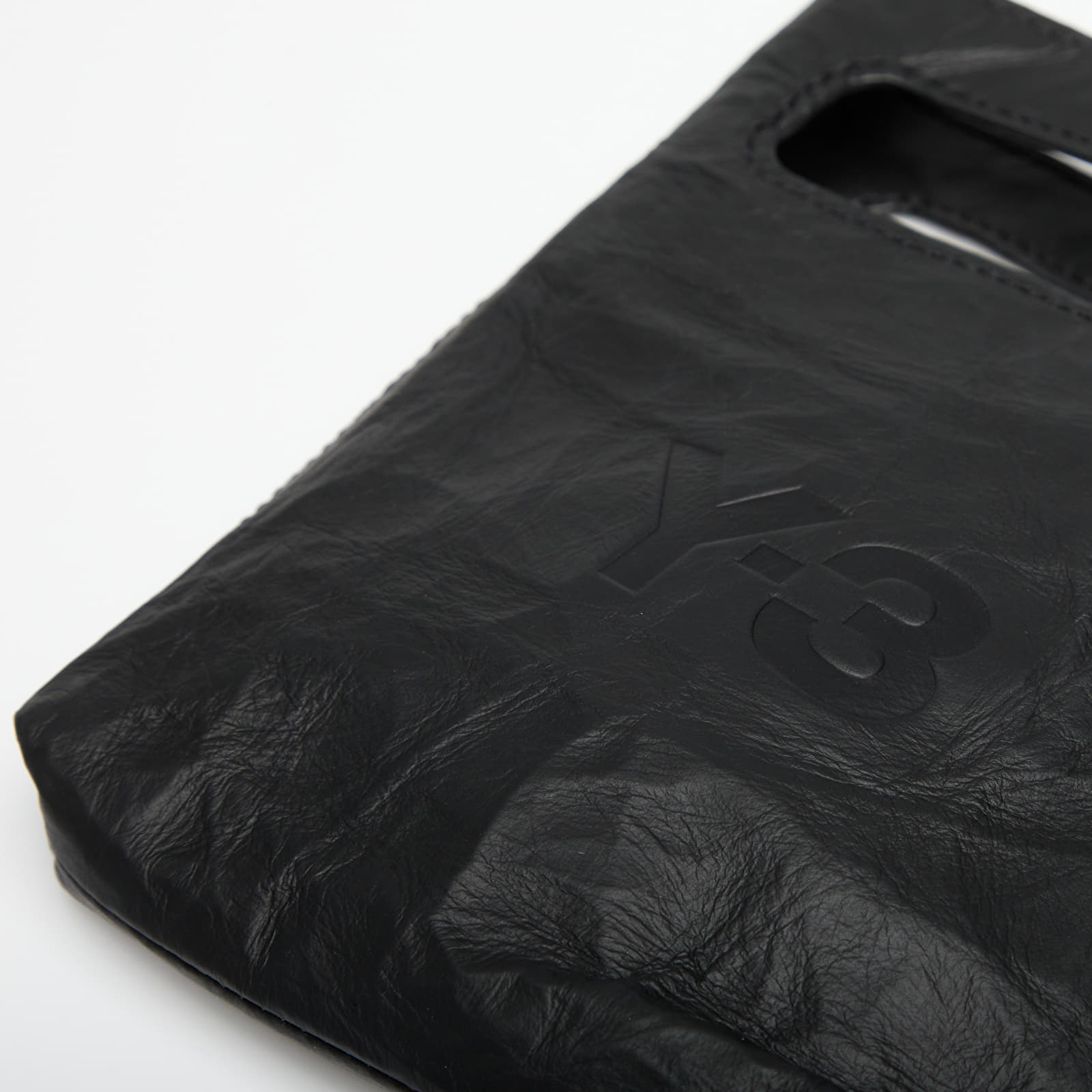 Umhängetaschen Y-3 Crinkle Leather Mini Bag Black