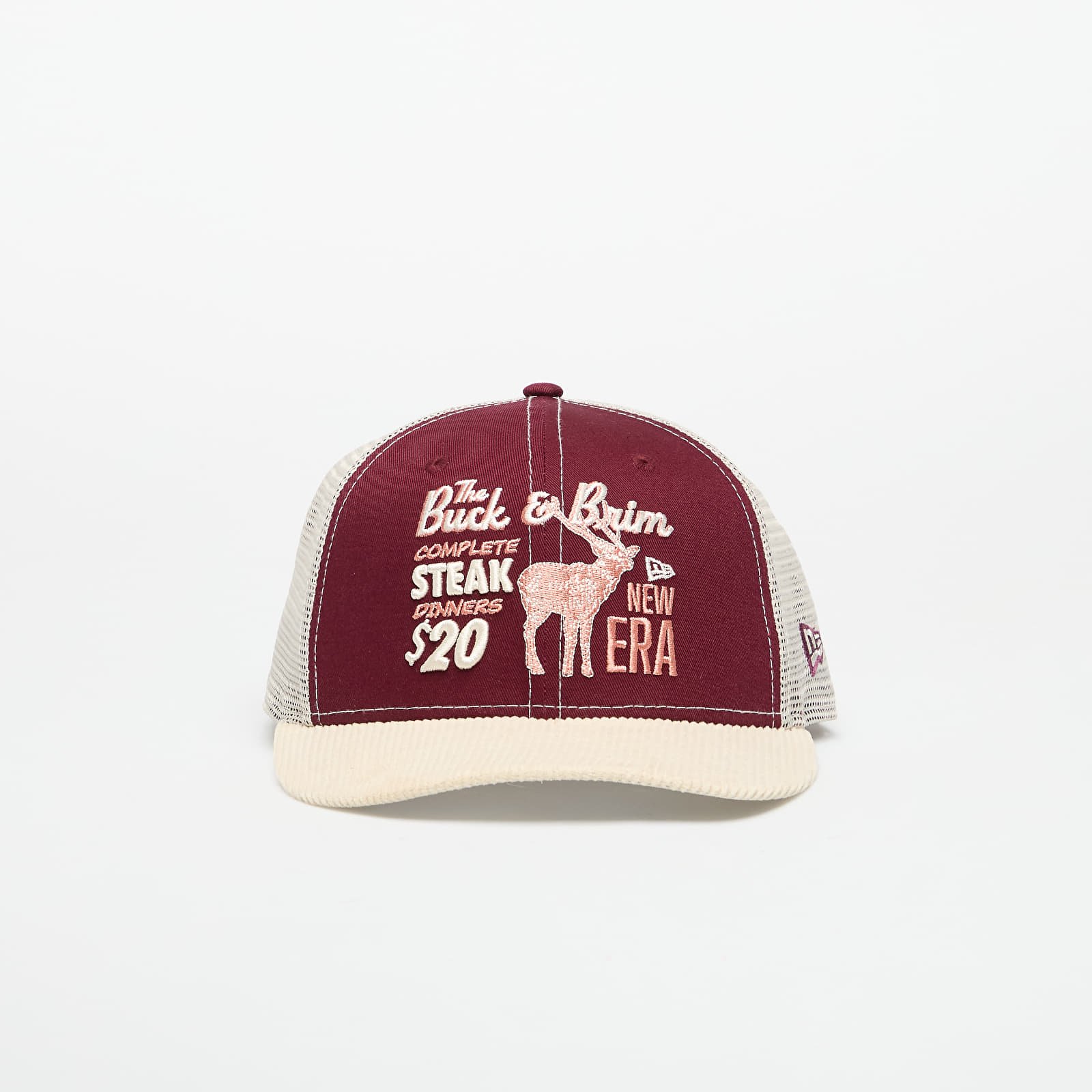 Men's caps New Era 9FIFTY Trucker Cord Cap Frosted Burgundy/ Stn