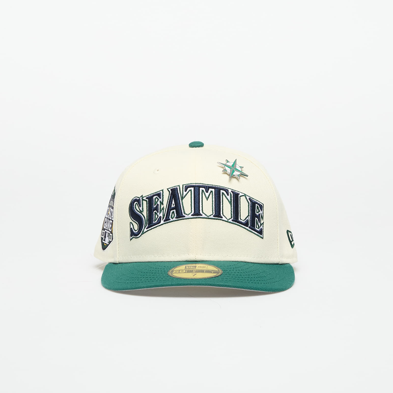 Caps New Era Seattle Mariners 59FIFTY All Star Game Pin Pc Cap Light Cream/ Emg