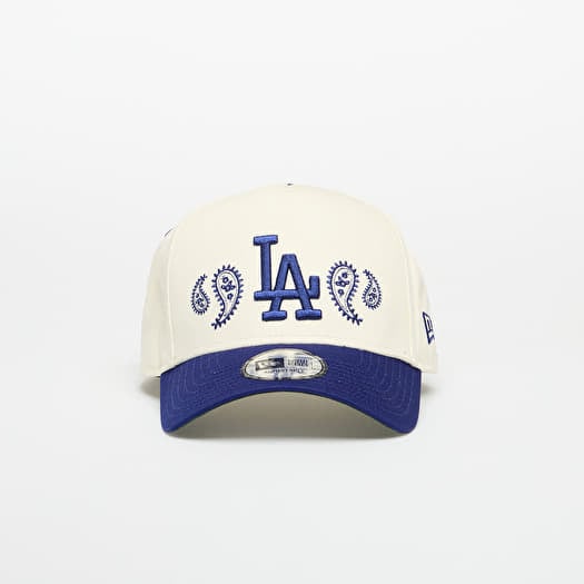 Cap New Era Los Angeles Dodgers 9FORTY Aframe Paisley Cap Chrome White/ Dark Royal