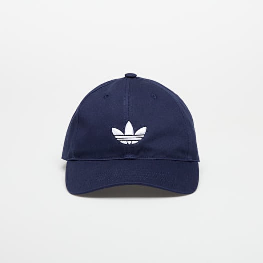 Mütze adidas Adicolor Classic Trefoil Baseball Cap Night Indigo/ White