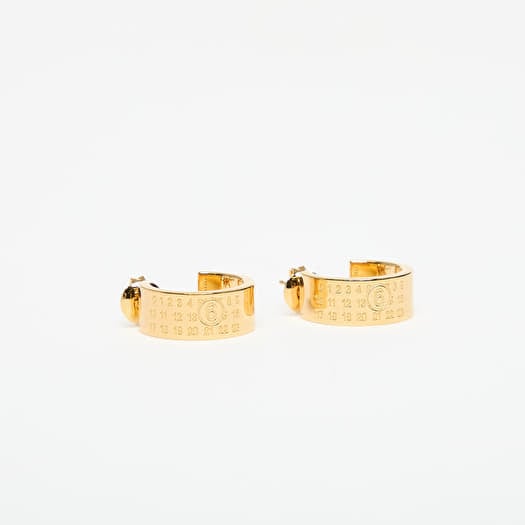 MM6 Avp Earrings Yellow Gold Polished