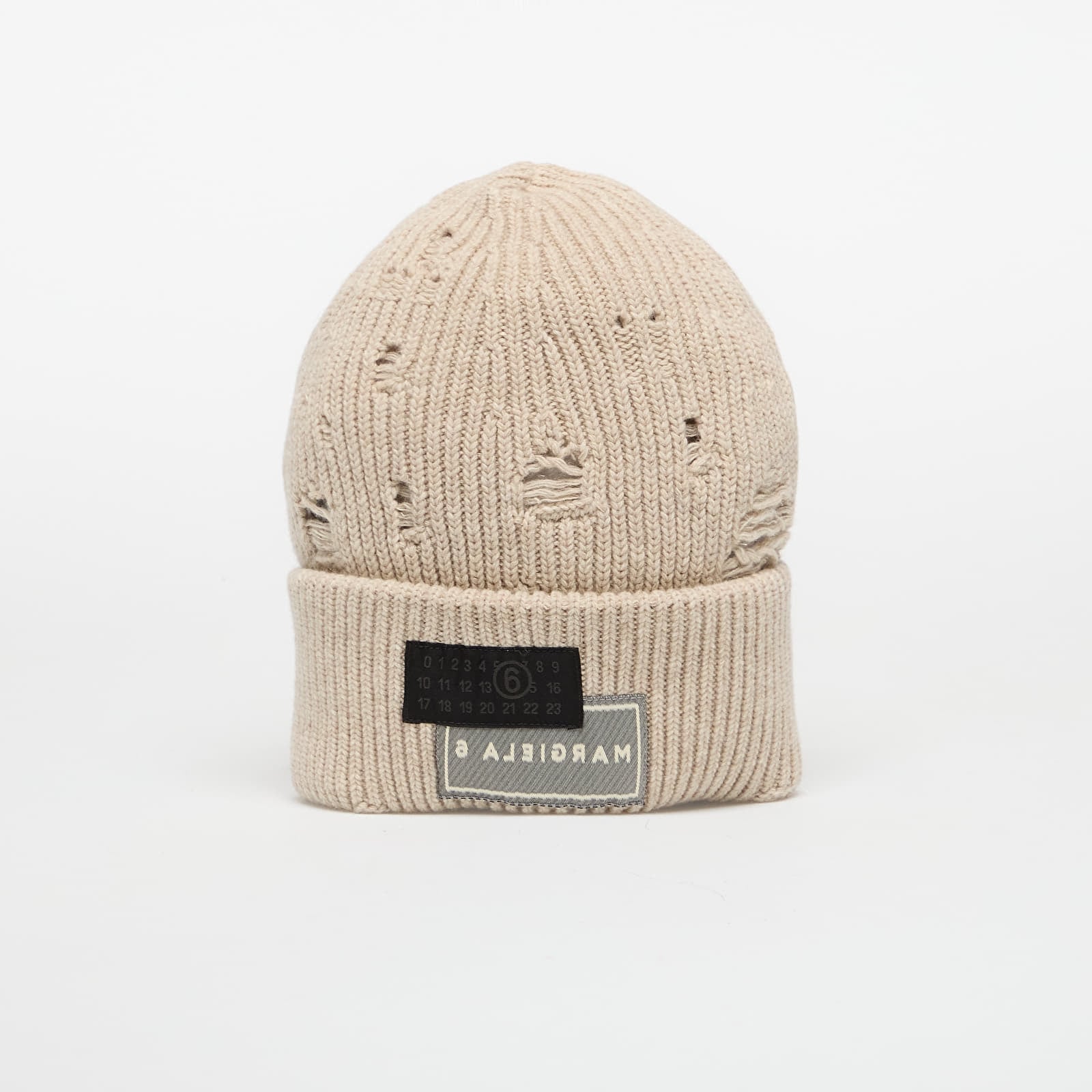 Șapcă MM6 Beanie Beige Melange M