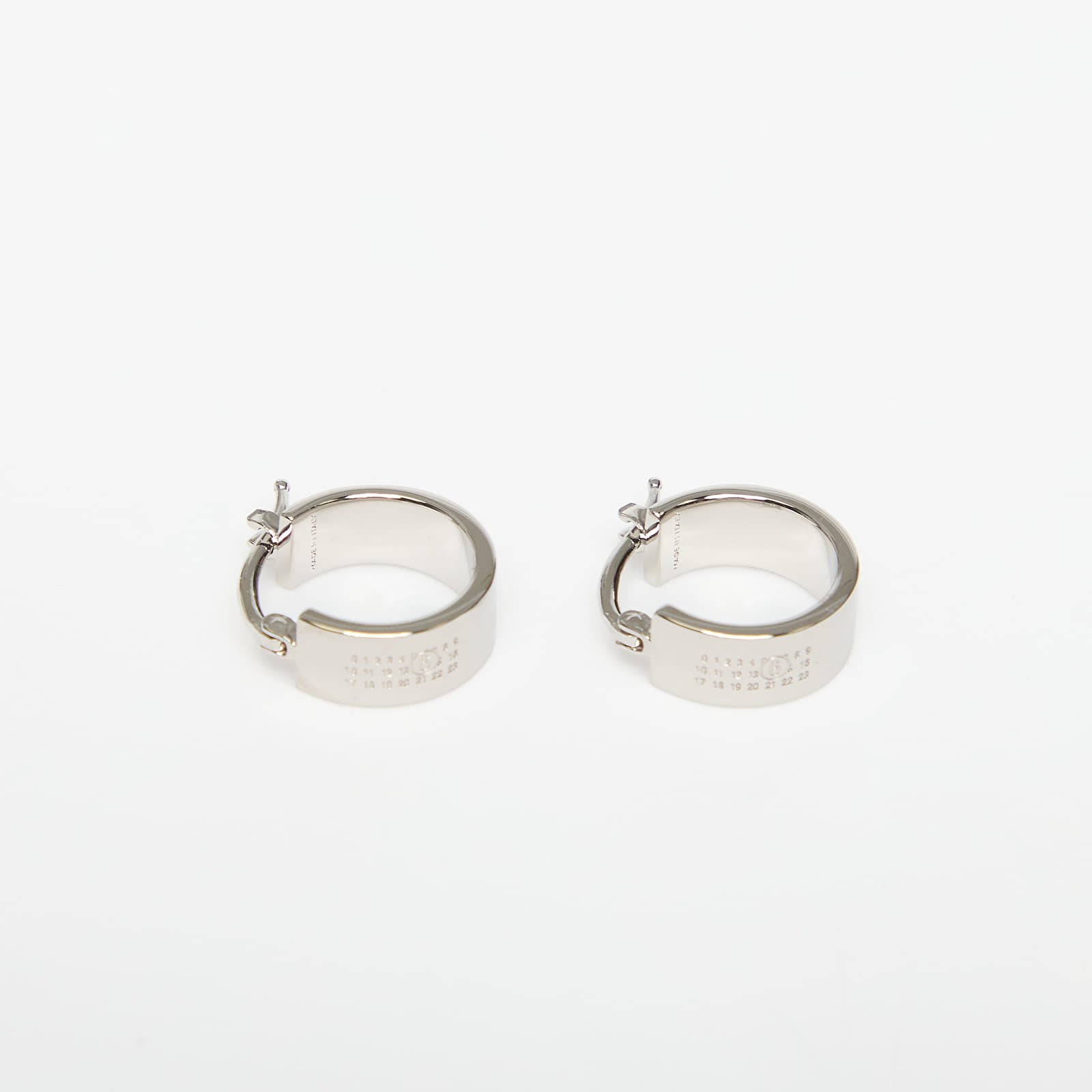Бижута MM6 Maison Margiela Earrings Polished Palladio