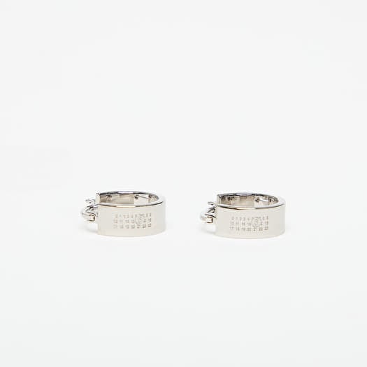 Jewelry MM6 Maison Margiela Earrings Polished Palladio Footshop - Main Image