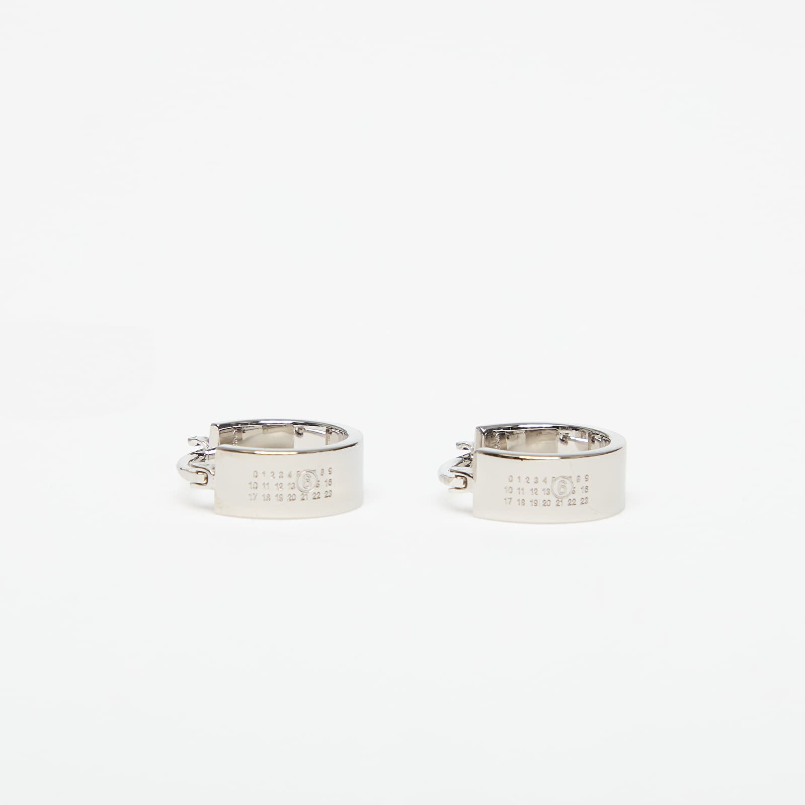 Бижута MM6 Maison Margiela Earrings Polished Palladio