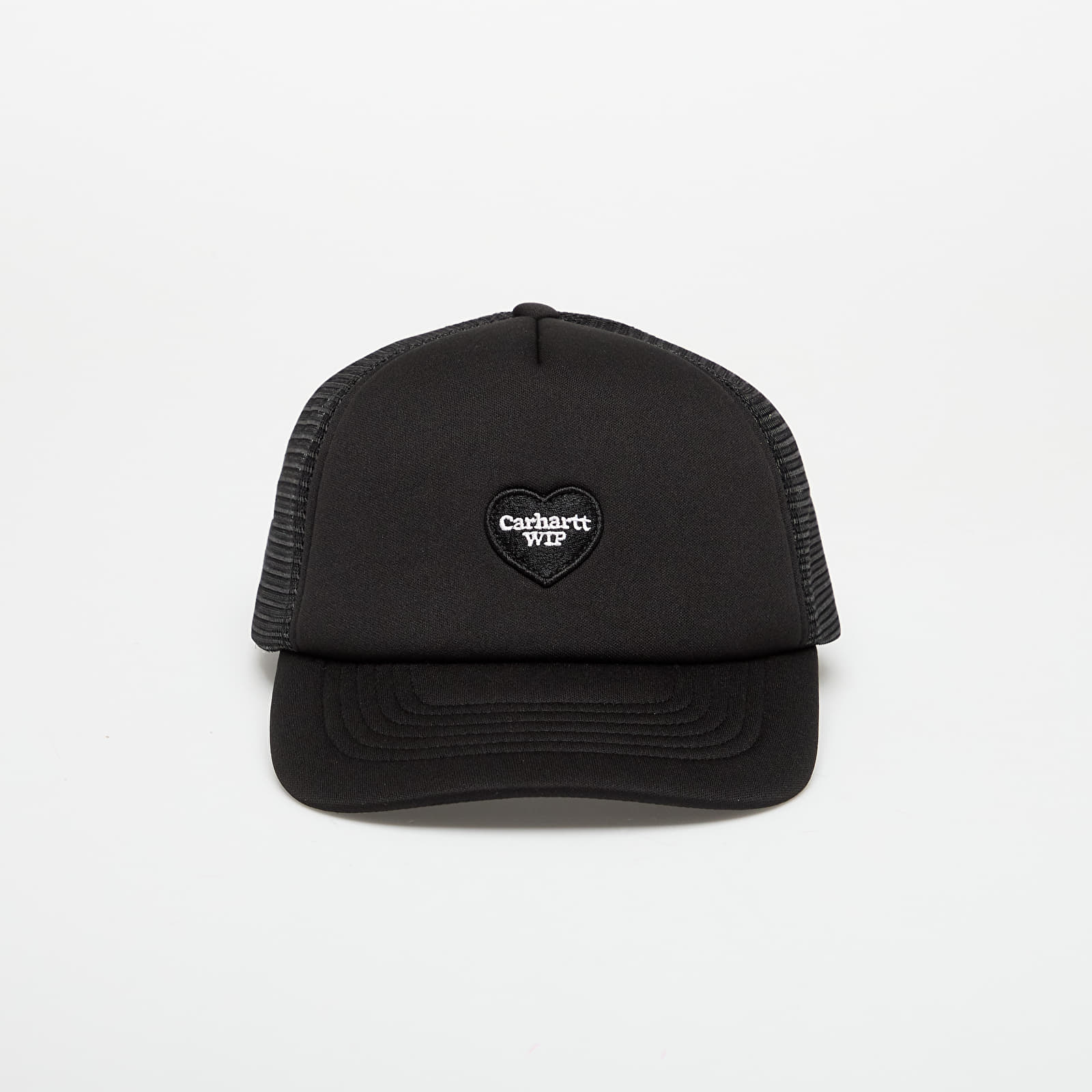 Vyriškos kepurės Carhartt WIP Heart Patch Trucker Cap Black