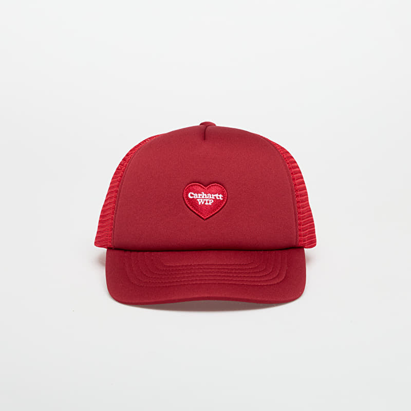 Mütze Carhartt WIP Heart Patch Trucker Cap Scarlet