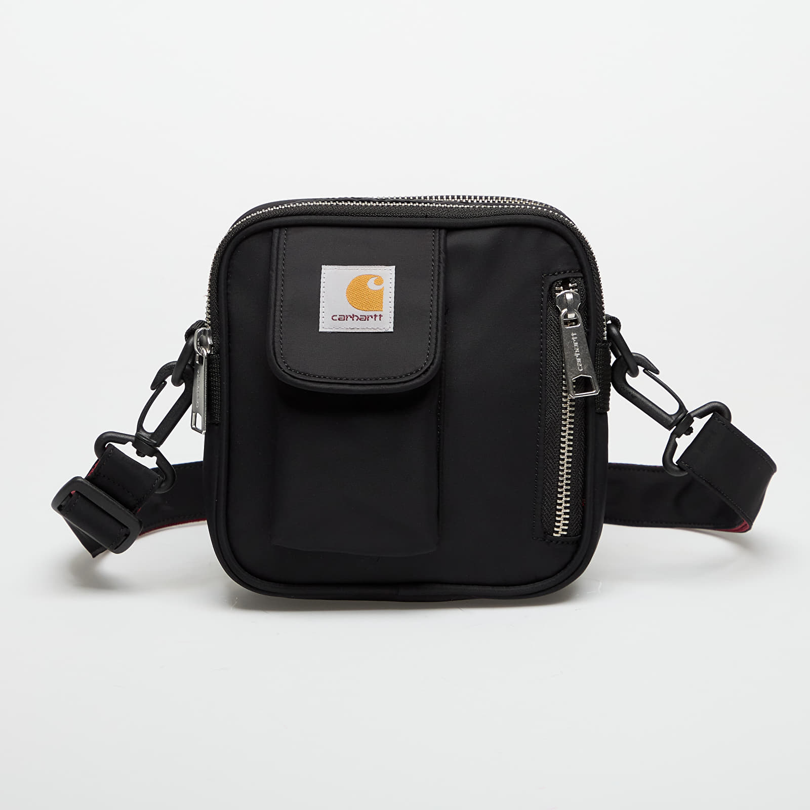 Genți de umăr pentru bărbați Carhartt WIP Alumni Essential Bag Small Black/ Scarlet