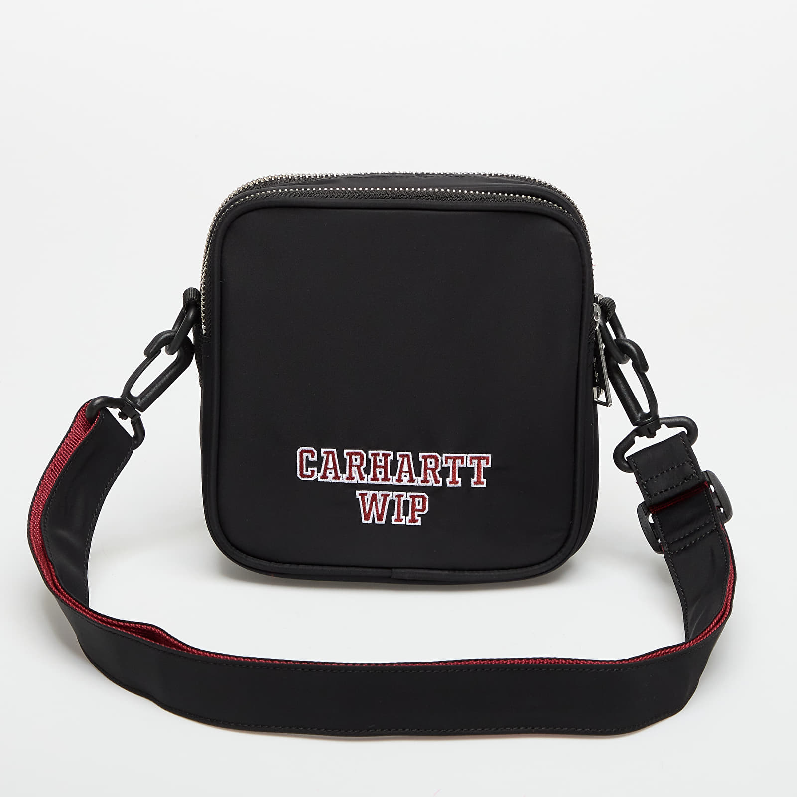 Genți de umăr pentru bărbați Carhartt WIP Alumni Essential Bag Small Black/ Scarlet