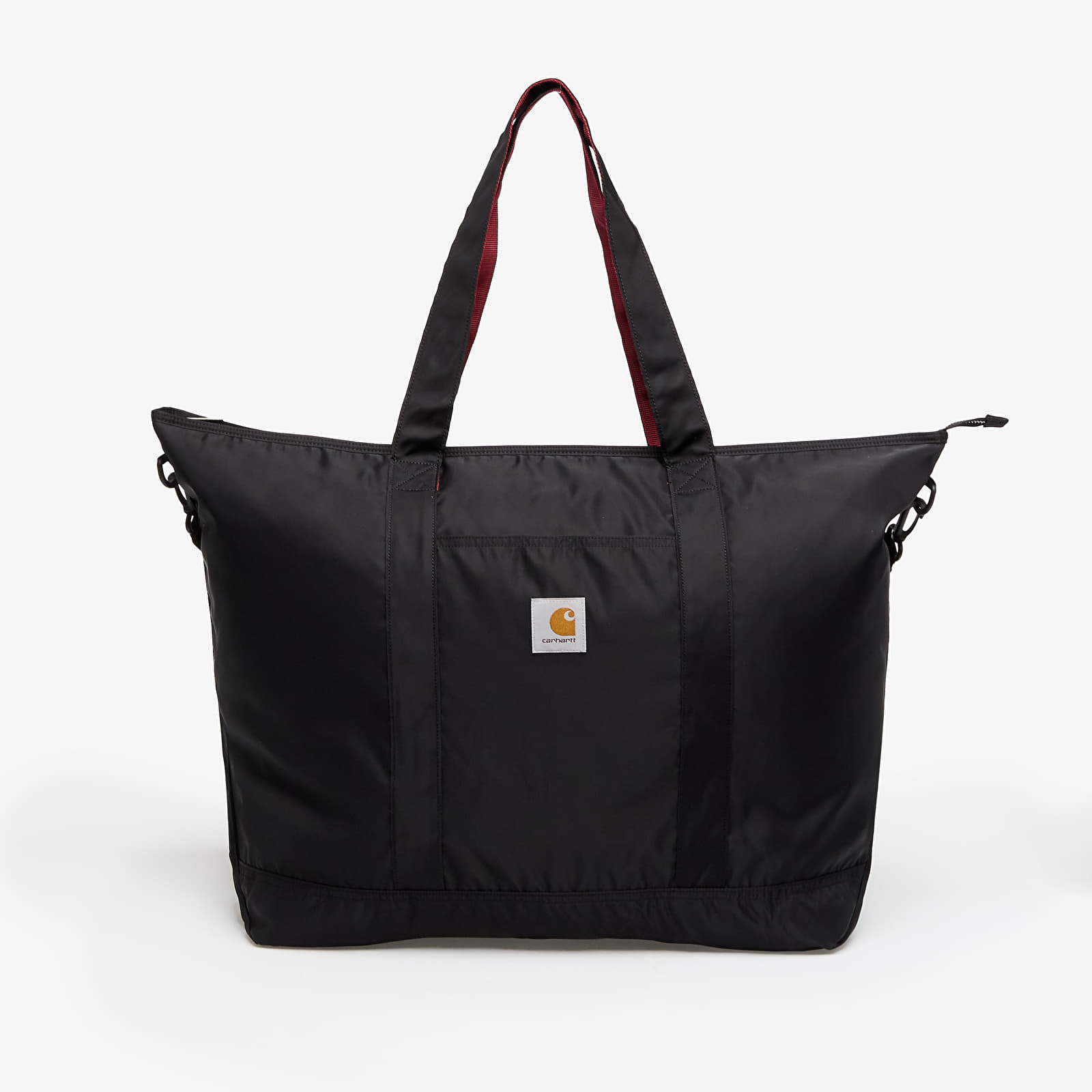 Skuldertasker til mænd Carhartt WIP Alumni Tote Bag Black/ Scarlet
